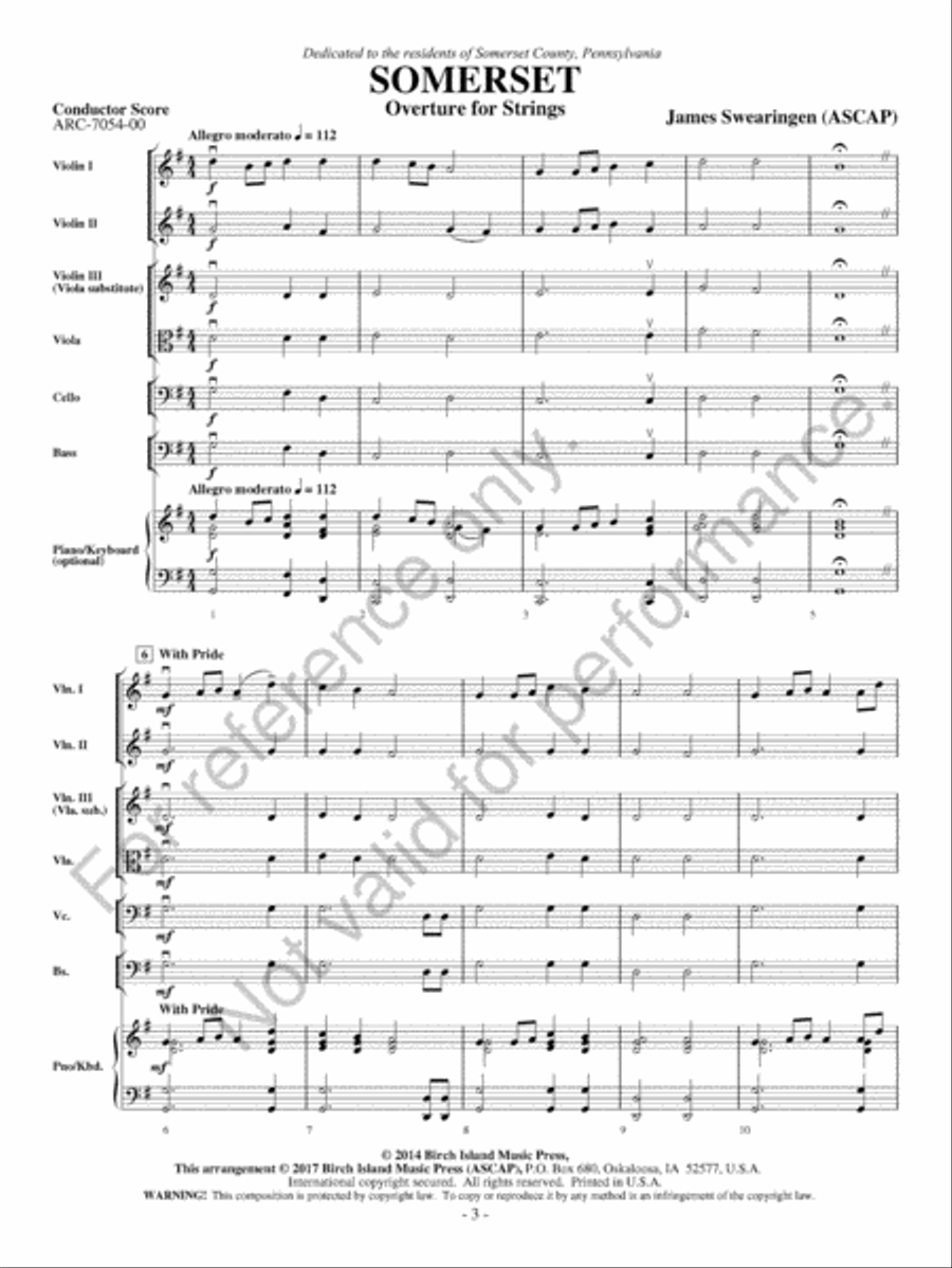 Somerset String Orchestra scores gallery preview page 3