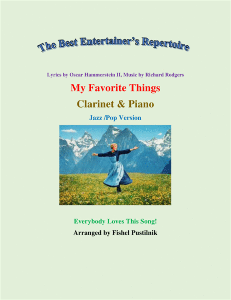 My Favorite Things Clarinet Solo scores gallery preview page 1