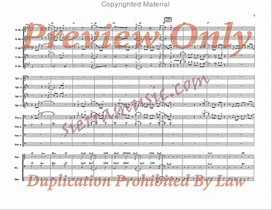 After You've Gone Big Band scores gallery preview page 4