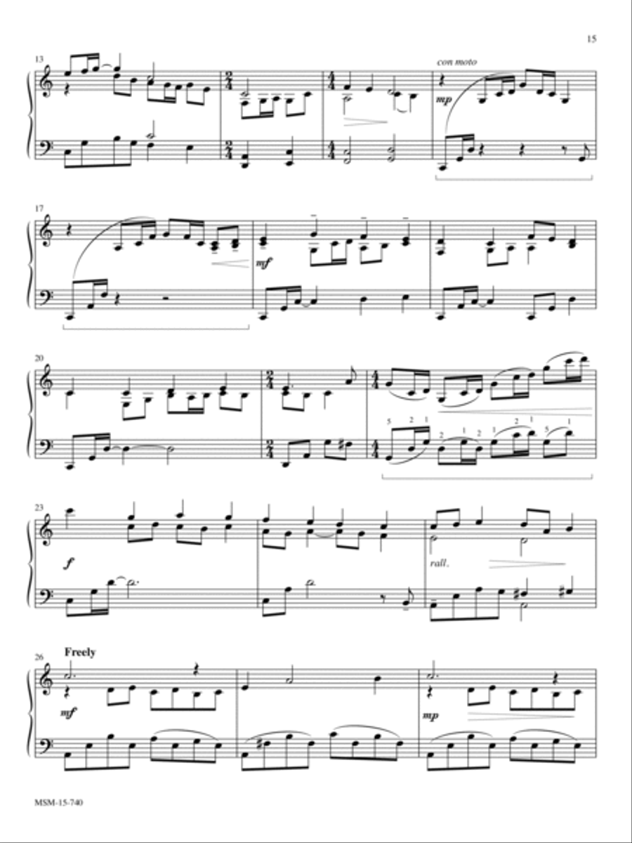 May the Mind of Christ My Savior Piano Solo scores gallery preview page 2