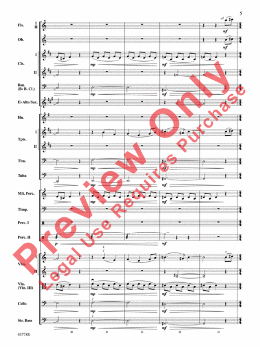 Godzilla Full Orchestra scores gallery preview page 6