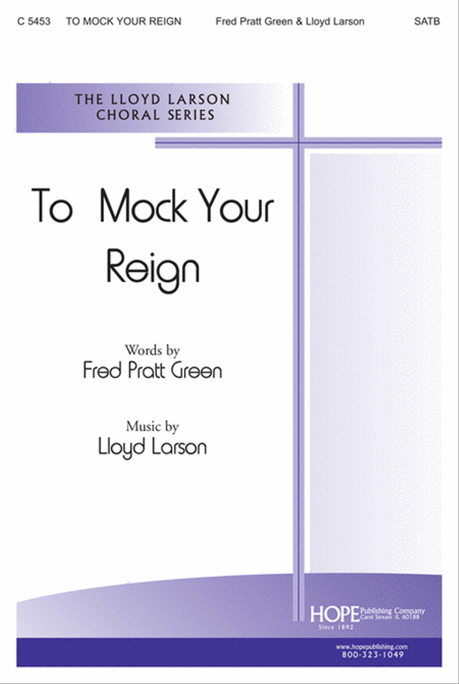 To Mock Your Reign 4-Part scores gallery preview page 1
