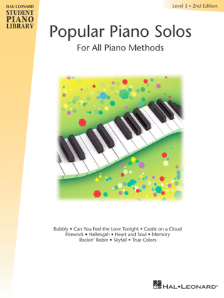 Book cover for Popular Piano Solos – Level 3, 2nd Edition