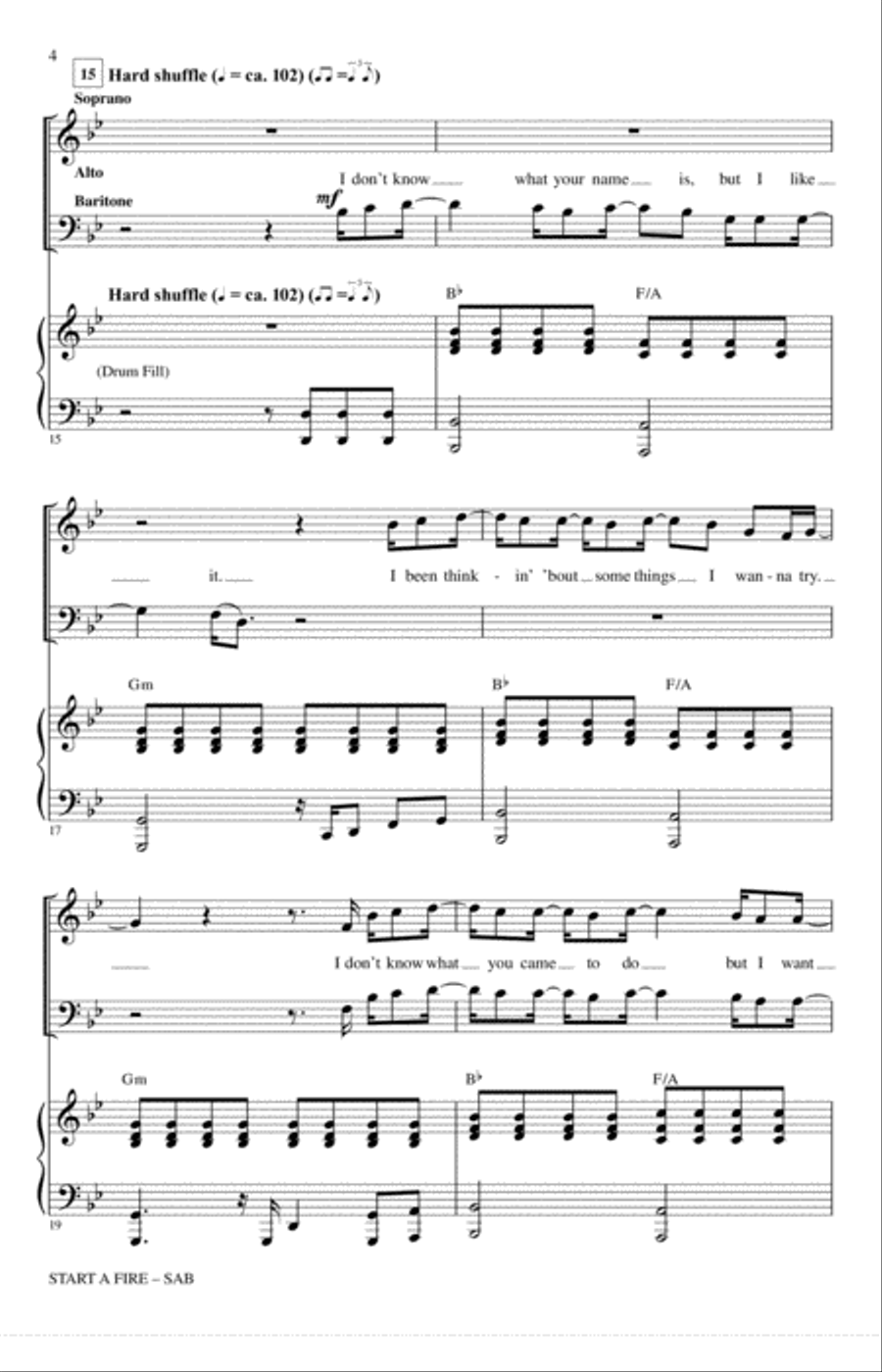Start A Fire Start A Fire 3-Part scores gallery preview page 3