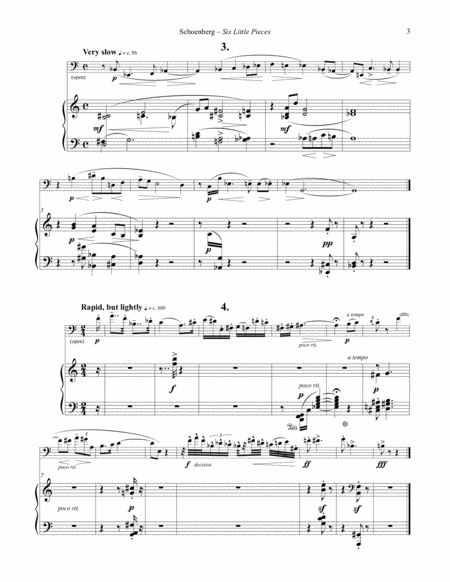 Six Little Pieces, op. 19 for Euphonium and Piano