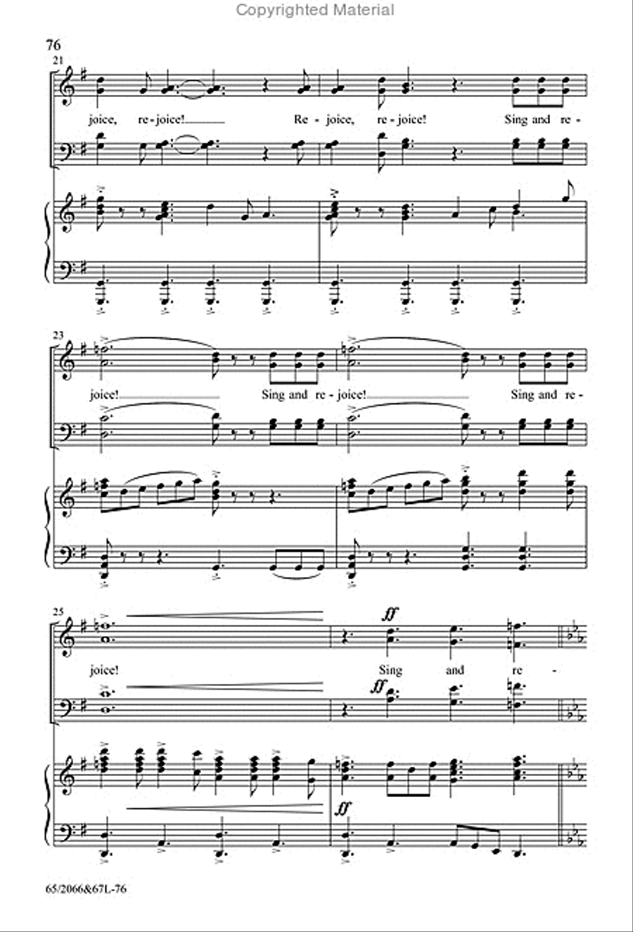 Stars of Glory - SATB with Performance CD 4-Part scores gallery preview page 25
