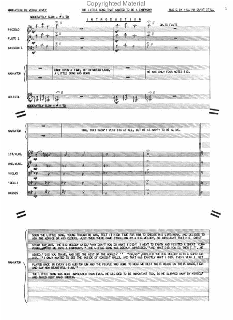 The Little Song That Wanted To Be A Symphony Orchestra scores gallery preview page 2