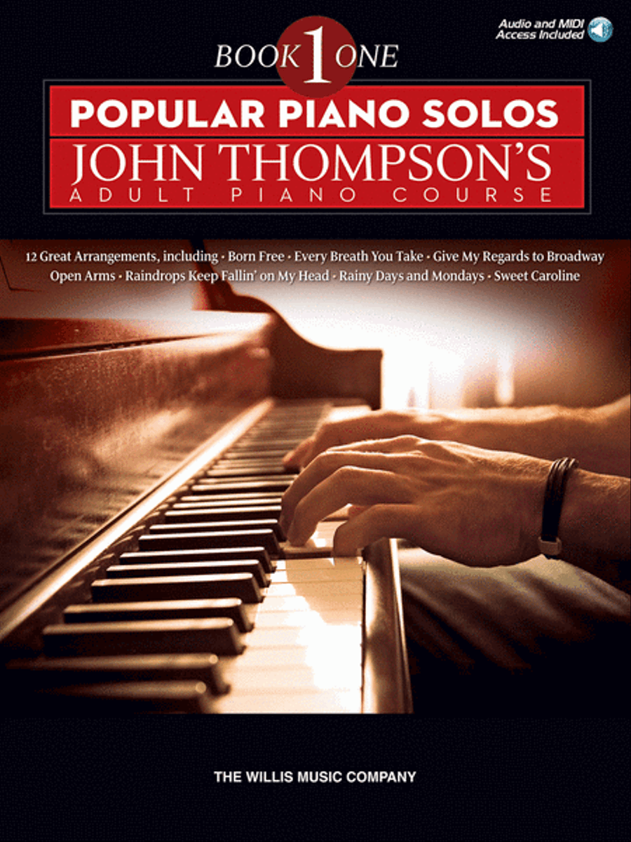 Popular Piano Solos – John Thompson's Adult Piano Course (Book 1) Piano Method scores gallery preview page 1