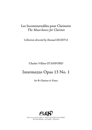 Book cover for Intermezzo Opus 13 No. 1