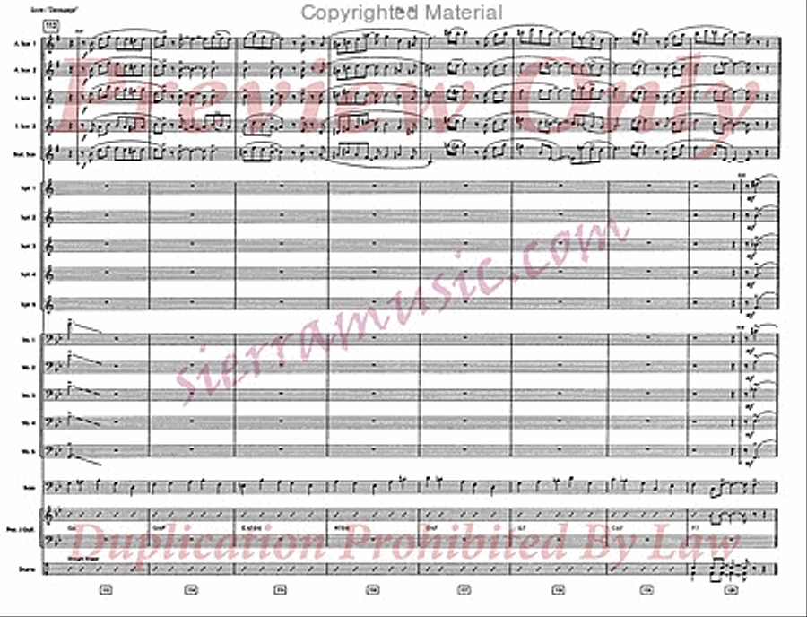 Decoupage Jazz Ensemble scores gallery preview page 16
