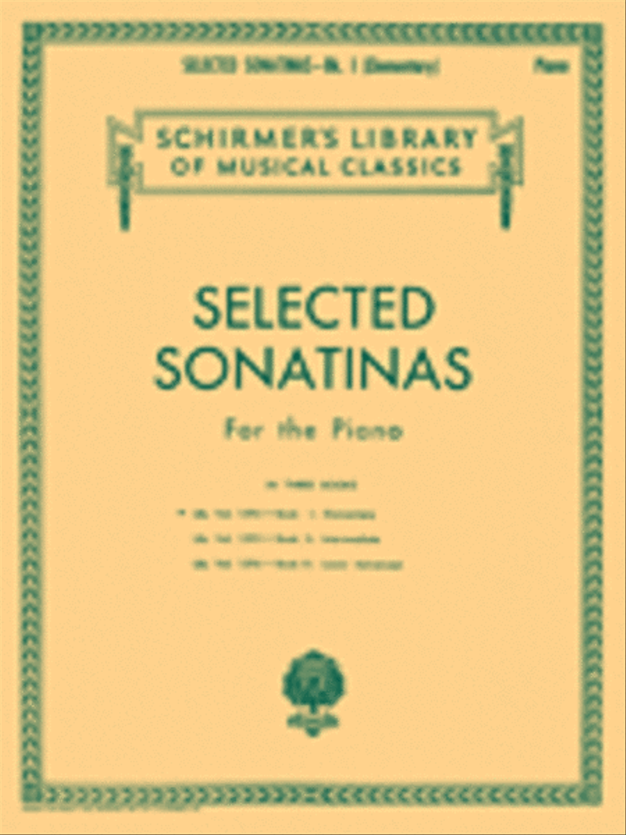 Selected Sonatinas – Book 1: Elementary Easy Piano scores gallery preview page 1