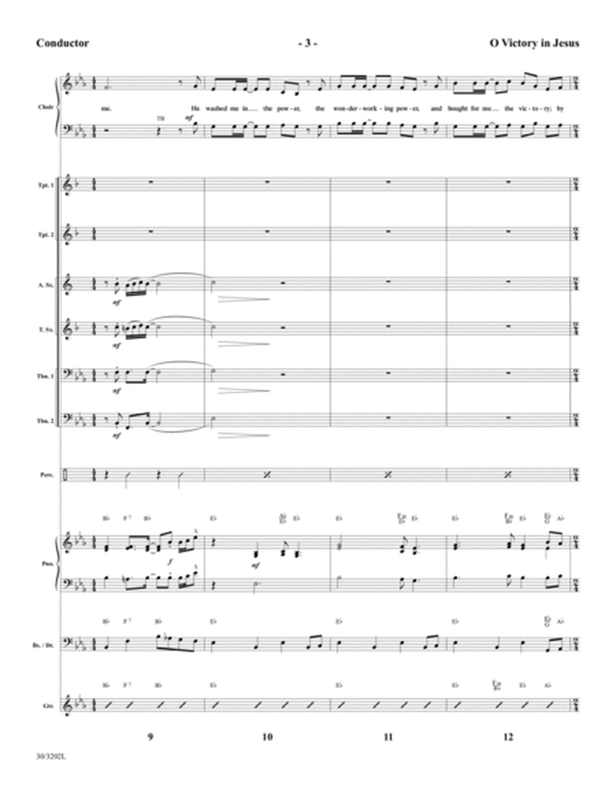 O Victory in Jesus - Instrumental Ensemble Score and Parts