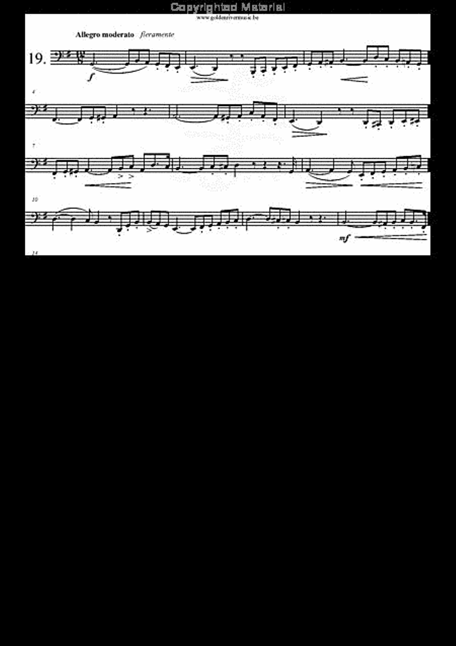 22 Etudes Melodiques Tuba scores gallery preview page 20