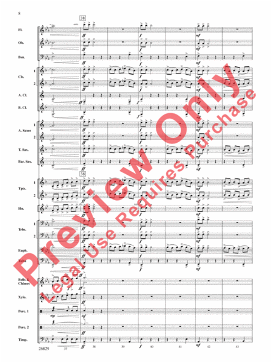 Semper Melior Semper Melior Concert Band scores gallery preview page 9