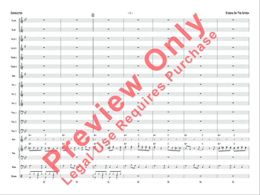 Riders on the Storm Jazz Ensemble scores gallery preview page 6