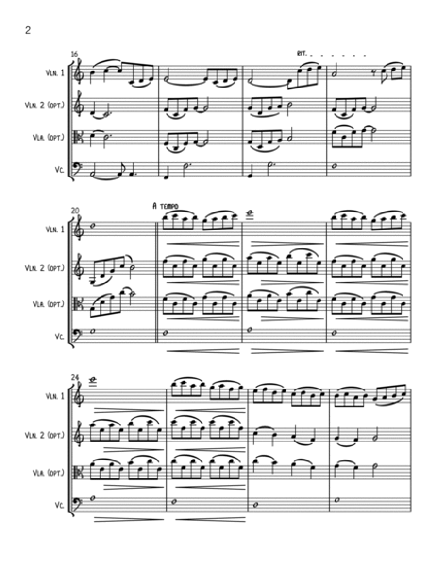 Portuguese Love Theme Portuguese Love Theme String Trio scores gallery preview page 2