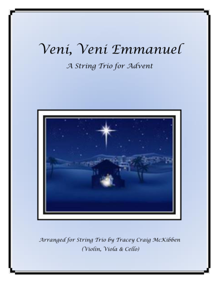 Veni, Veni, Emmanuel for String Trio image number null