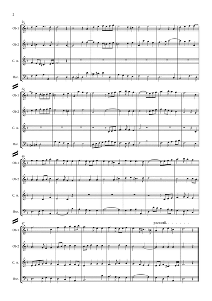 Charpentier: Noëls sur les instruments H534: Une jeune pucelle - double reed quartet image number null