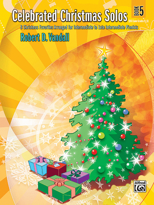 Book cover for Celebrated Christmas Solos, Book 5
