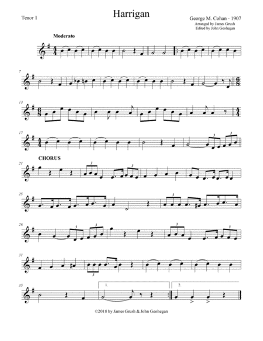 Harrigan for Recorder Sextet Recorder scores gallery preview page 6