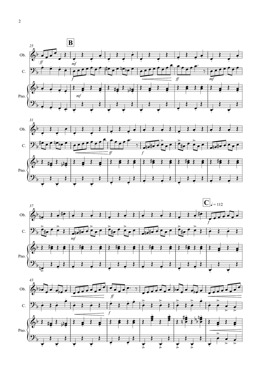 In the Hall of the Mountain King for Oboe and Cello Duet Oboe scores gallery preview page 2