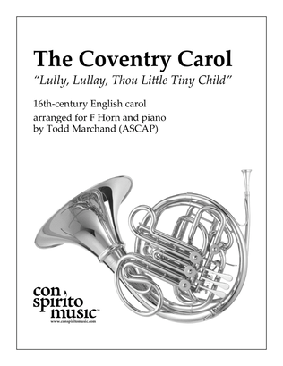 The Coventry Carol - F horn and piano