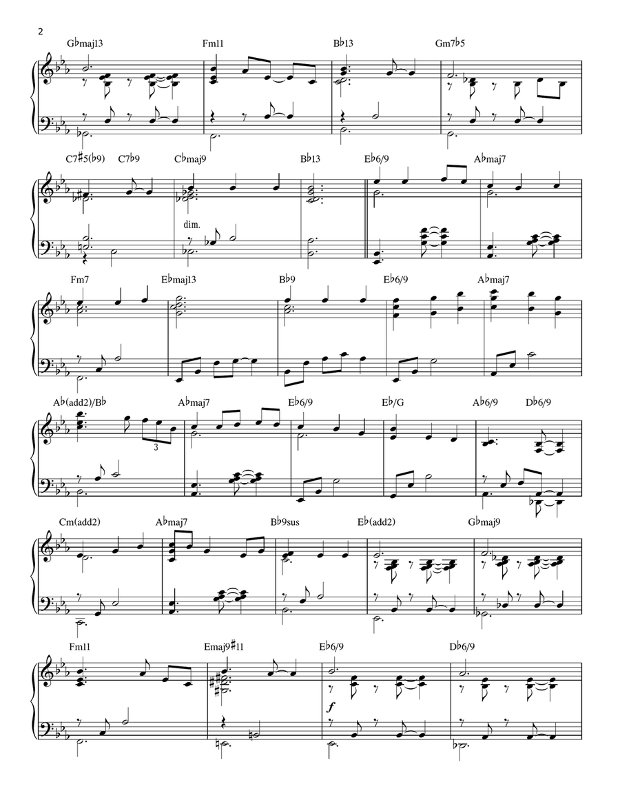 Be Thou My Vision [Jazz version] (arr. Brent Edstrom) Piano Solo scores gallery preview page 2