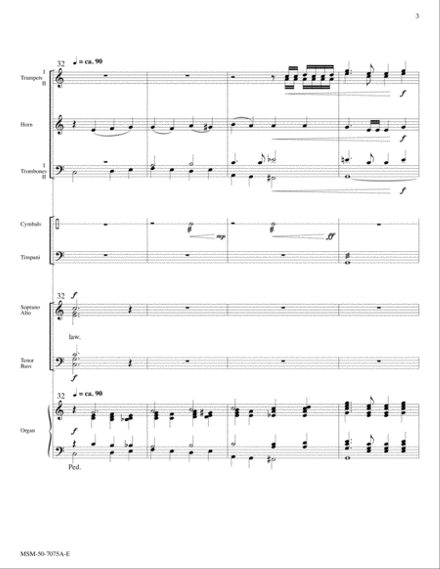 America the Beautiful Choir scores gallery preview page 3