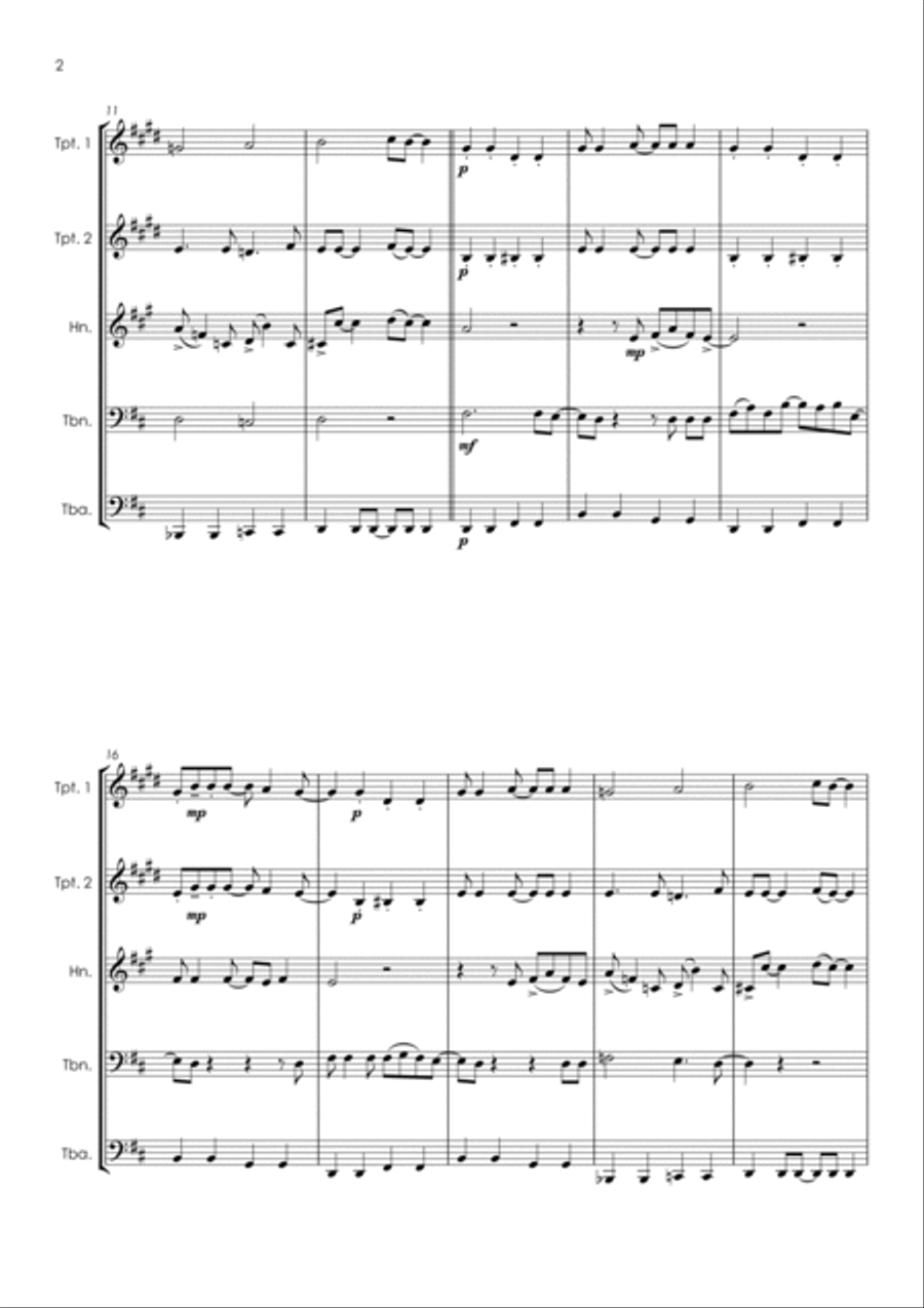 She's Electric Horn scores gallery preview page 4