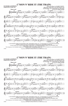 C'mon n' Ride It (The Train): Bb Tenor Saxophone/Bartione Treble Clef