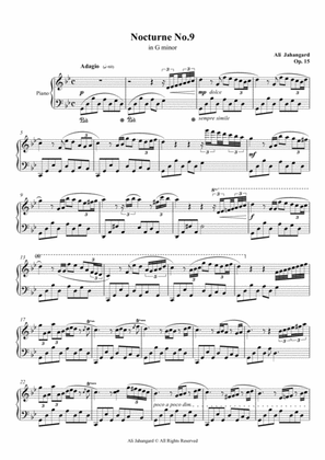 Nocturne No9 - in G minor, Op15