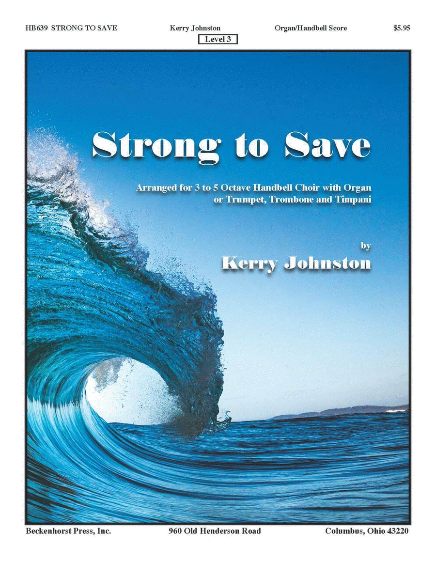 Strong to Save - organ and handbell score Handbell Choir scores gallery preview page 1
