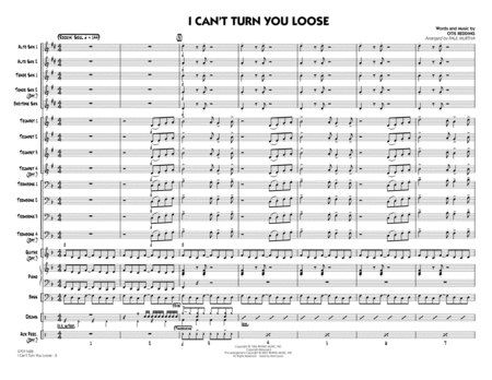 I Can't Turn You Loose - Full Score