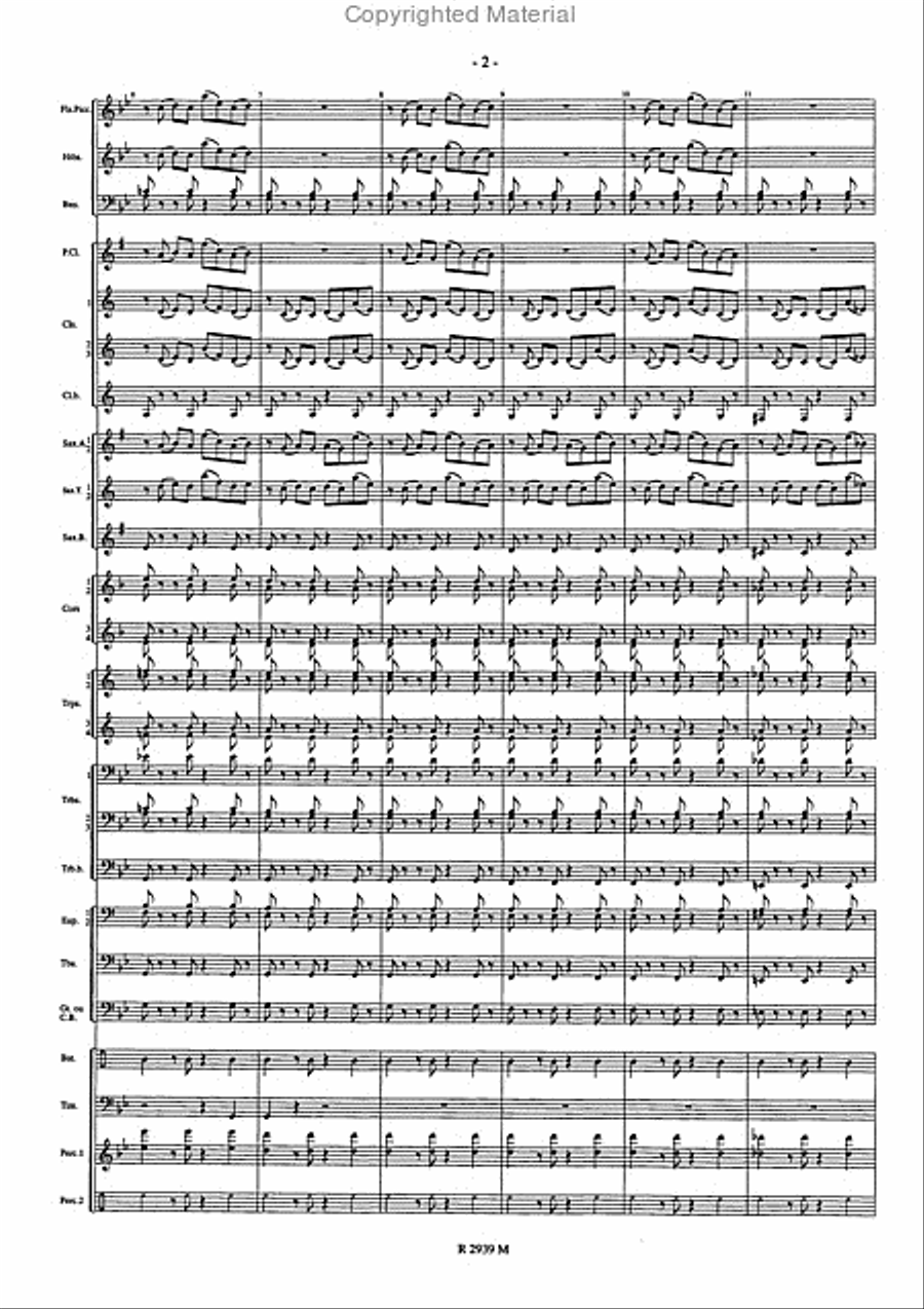 Libertango Concert Band scores gallery preview page 3