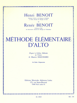 Viola Method After Maurice Hauchard (viola)