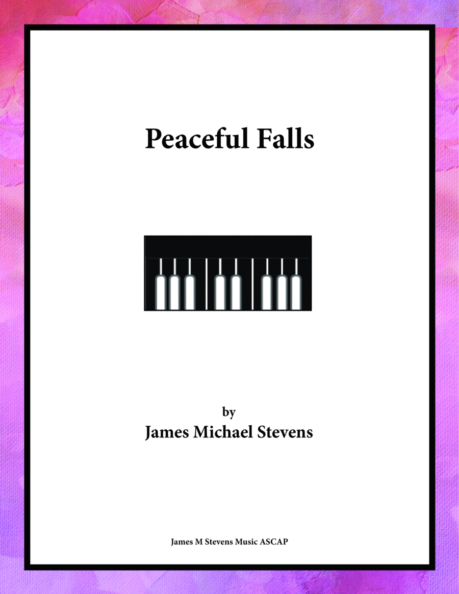 Peaceful Falls Piano Solo scores gallery preview page 1