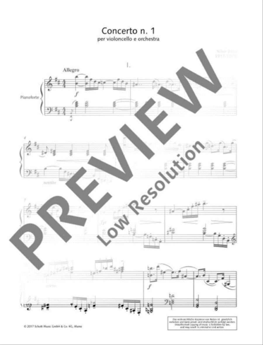 Concerto no. 1 Piano scores gallery preview page 8