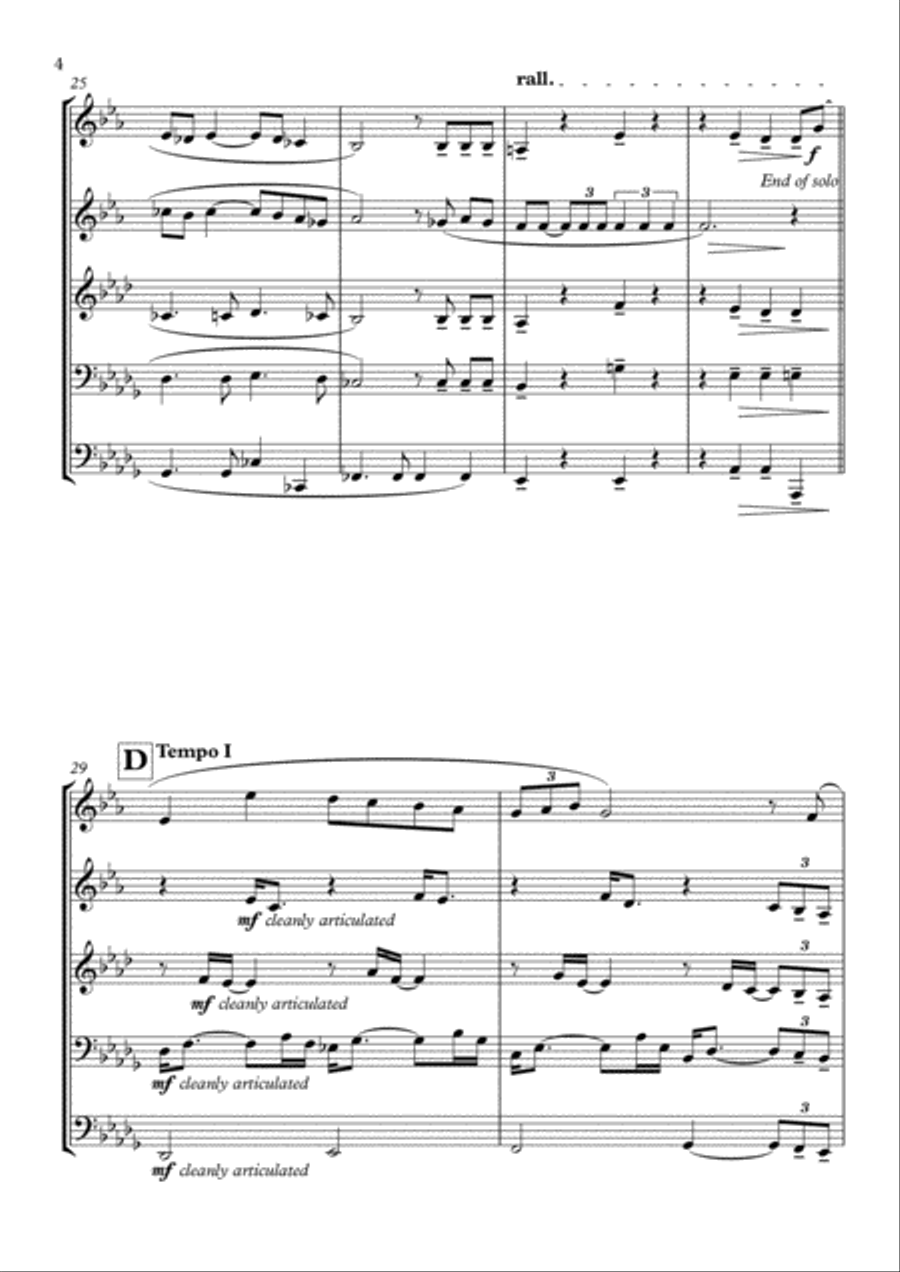 The Christmas Song (Chestnuts Roasting On An Open Fire) Horn scores gallery preview page 5