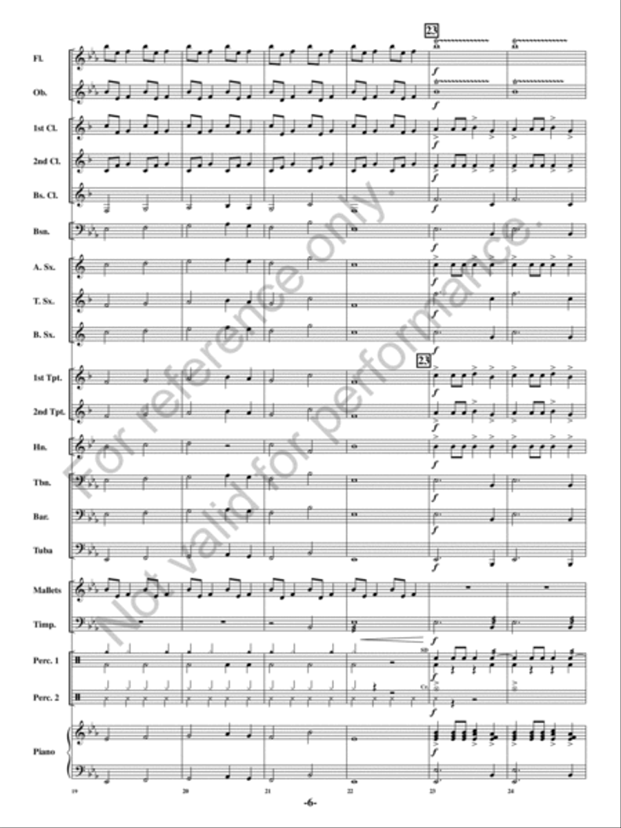 Chanson de Noel Chanson de Noel Concert Band scores gallery preview page 5
