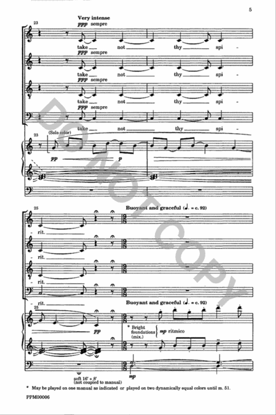 Create in Me a Clean Heart 4-Part scores gallery preview page 6