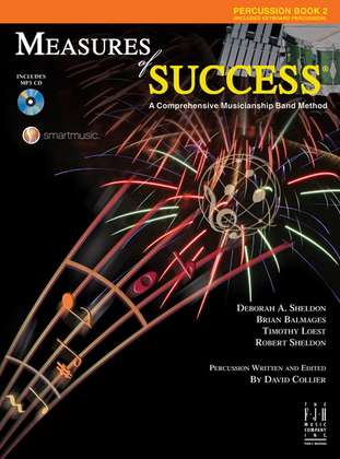 Book cover for Measures of Success Percussion Book 2