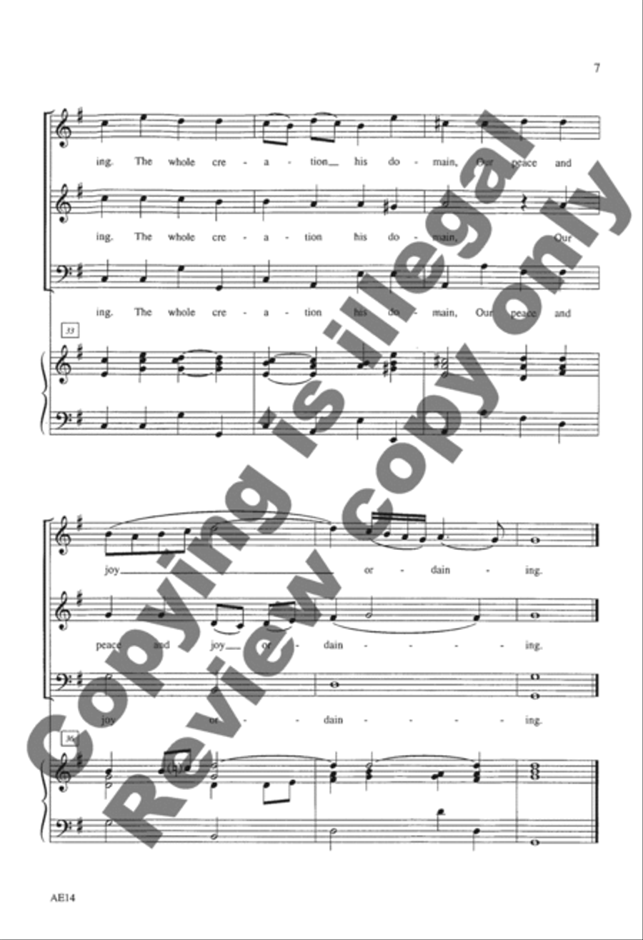 Sing to the Lord Sing to the Lord 3-Part scores gallery preview page 8