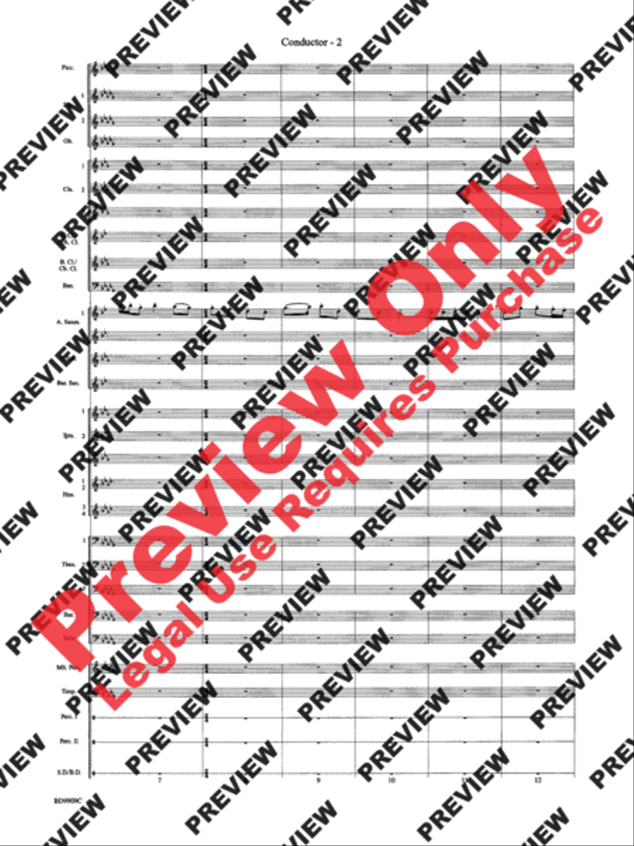 I'm Seventeen Come Sunday Concert Band scores gallery preview page 24