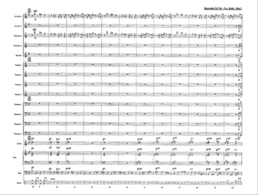 Sonnymoon for Two - Score Jazz Ensemble scores gallery preview page 3