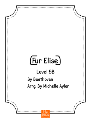 Book cover for Fur Elise - Level 5B