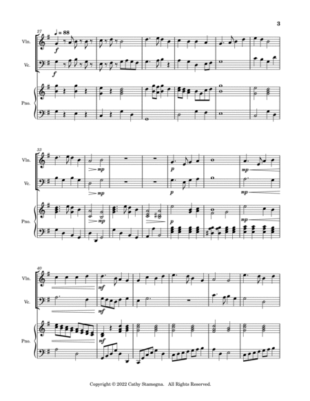Lo, a Risen Lord (Violin, Violoncello Duet, Piano Accompaniment) image number null