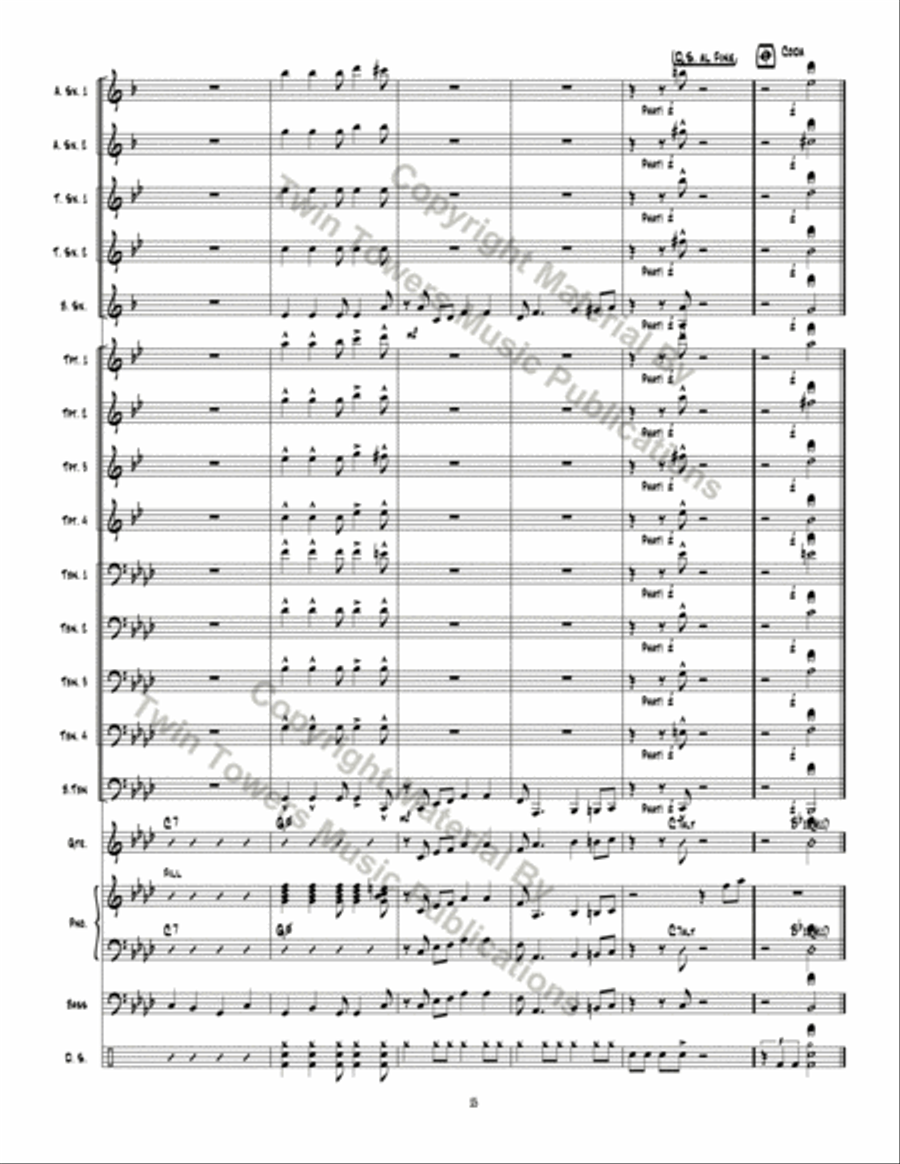 The Business The Business Jazz Ensemble scores gallery preview page 16