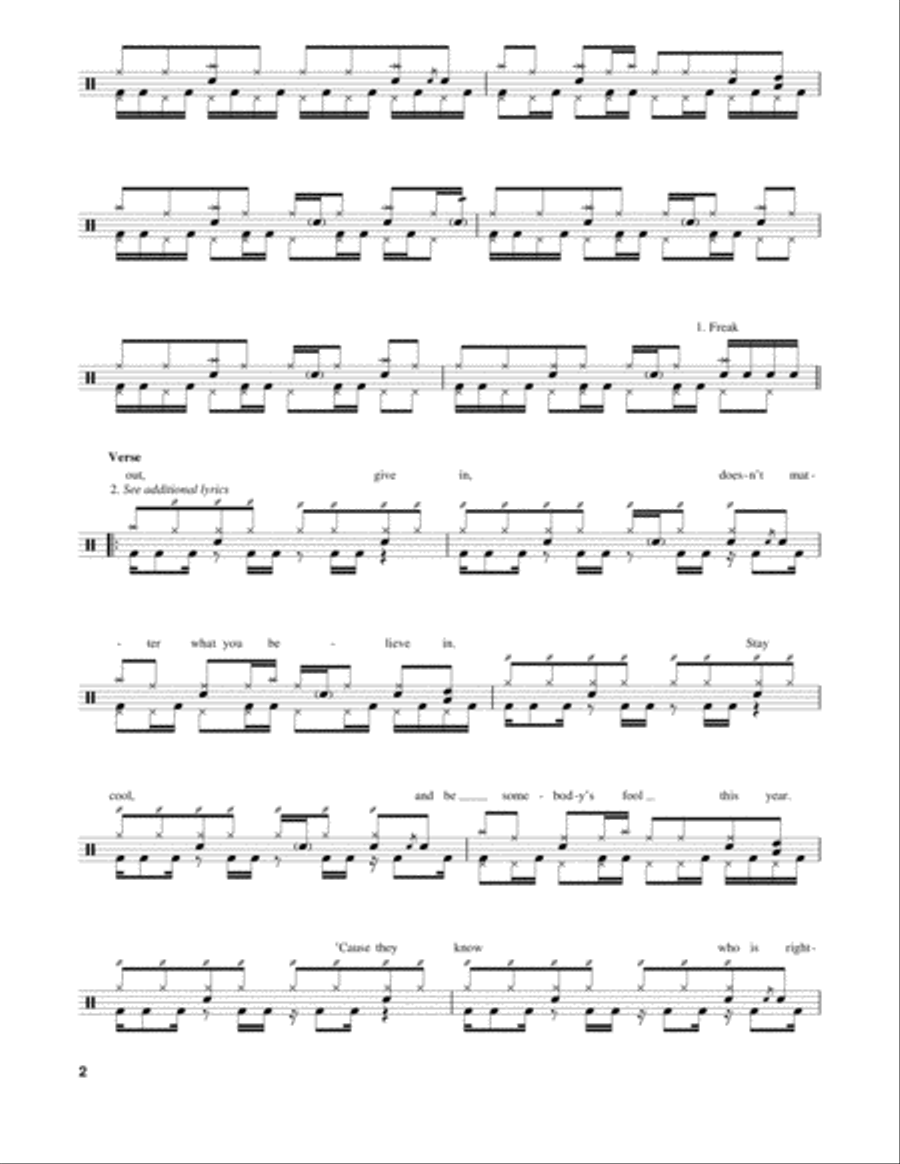 Cherub Rock Cherub Rock Drum Set scores gallery preview page 2