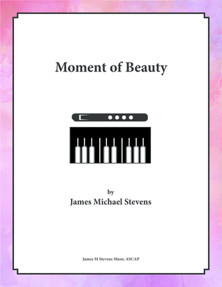 Book cover for Moment of Beauty - Flute & Piano