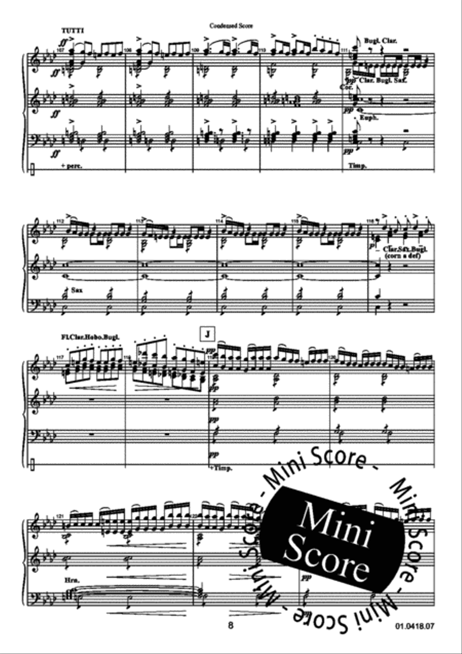 Norma Ouverture Concert Band scores gallery preview page 36